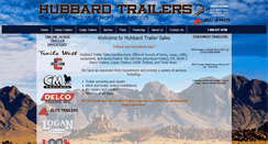 Desktop Screenshot of hubbardtrailers.com